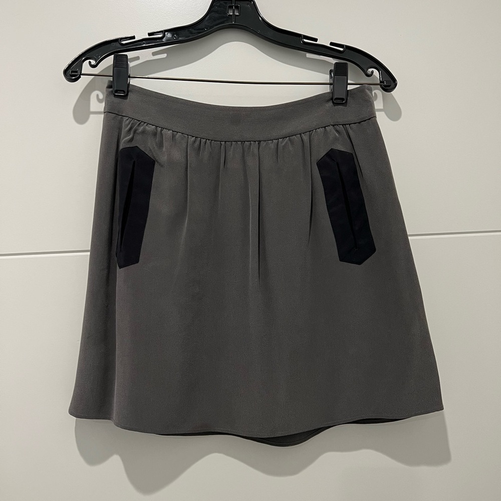 Barney’s silk mini skirt